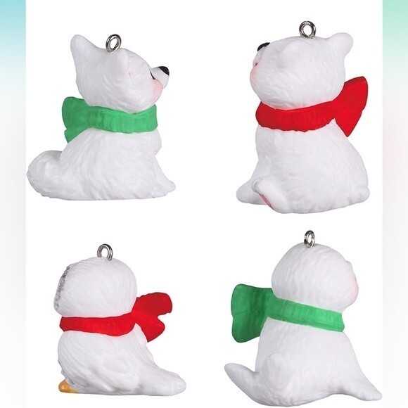 2022 Hallmark Keepsake Mini Snow Buddies 4 Christmas tree ornaments￼ BRAND NEW - Picture 5 of 5